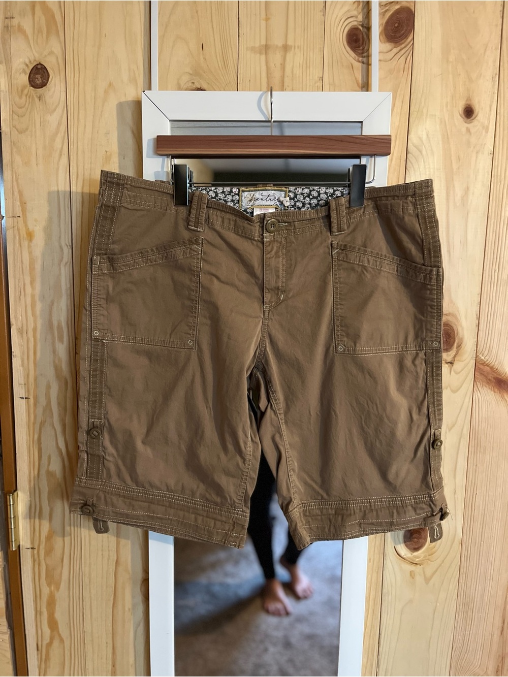 Aventura Organic Cotton Bermuda Shorts W/ Roll Tabs